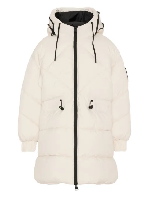 MSGM Kids hooded quilted coat
