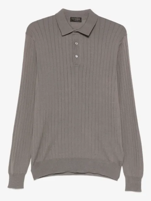 Dell'oglio ribbed polo shirt