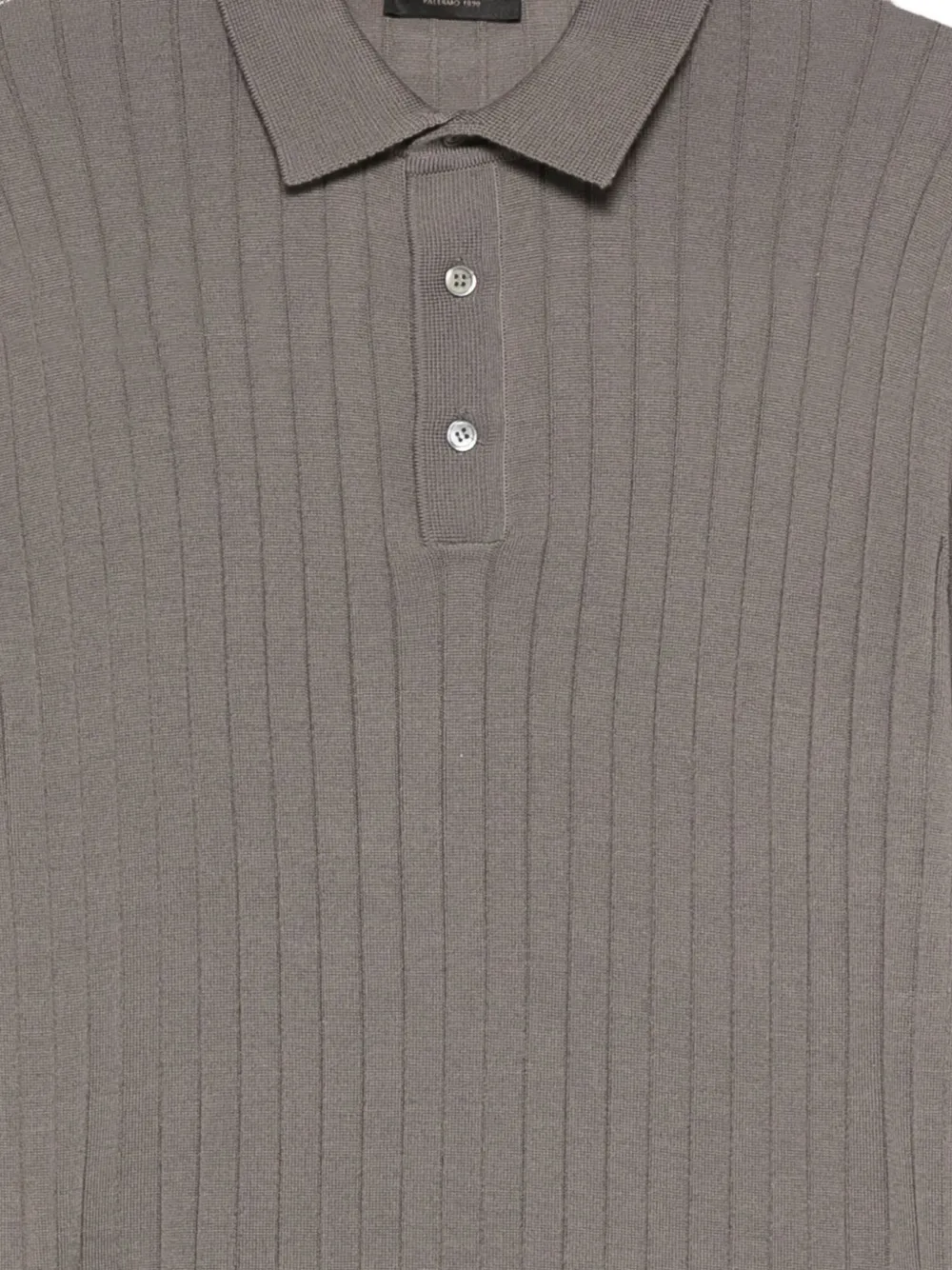 Dell'oglio Geribbeld poloshirt Grijs