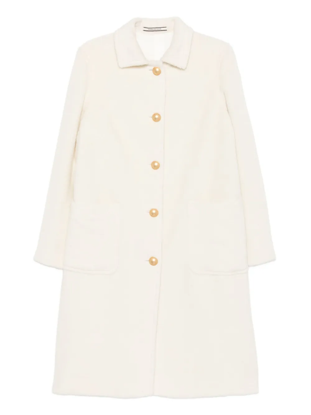 Tagliatore buttoned coat - Bianco