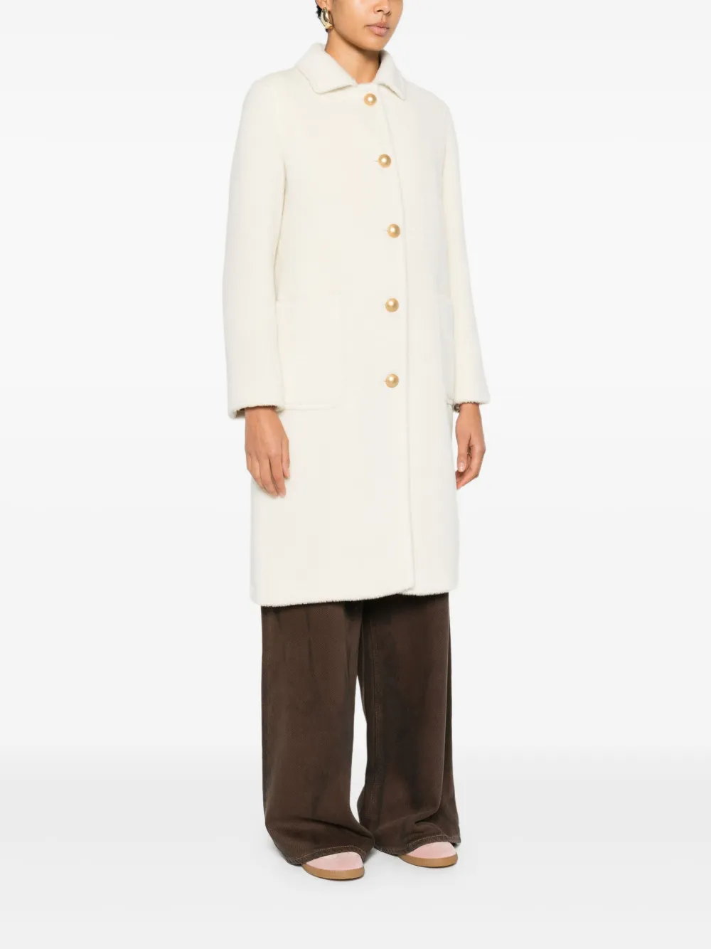 Tagliatore Jas met knopen Wit