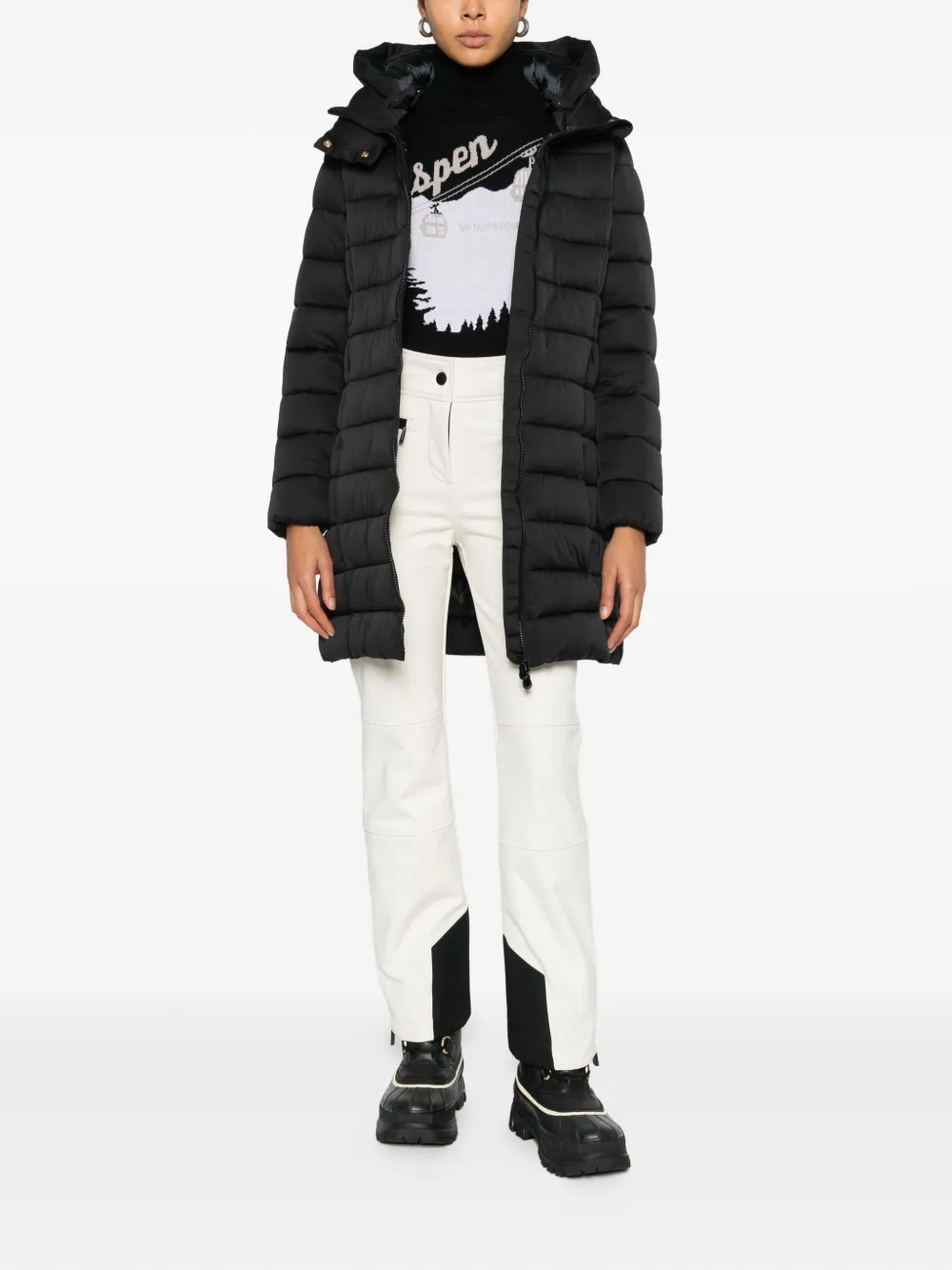 Moncler Grenoble panelled ski trousers - Wit