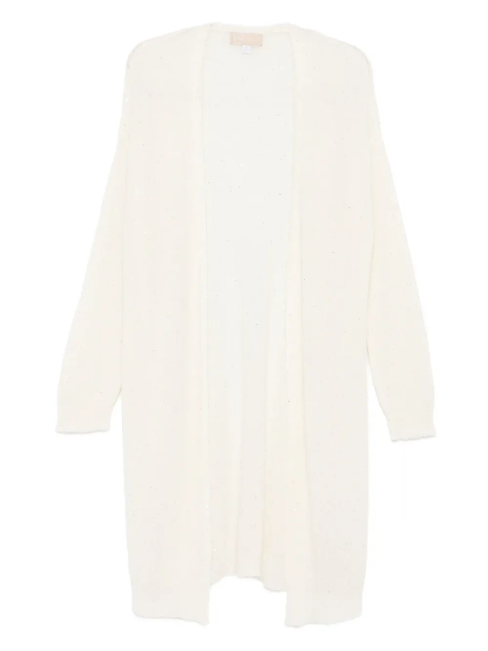 120% Lino linen long cardigan | blanco | Image 1