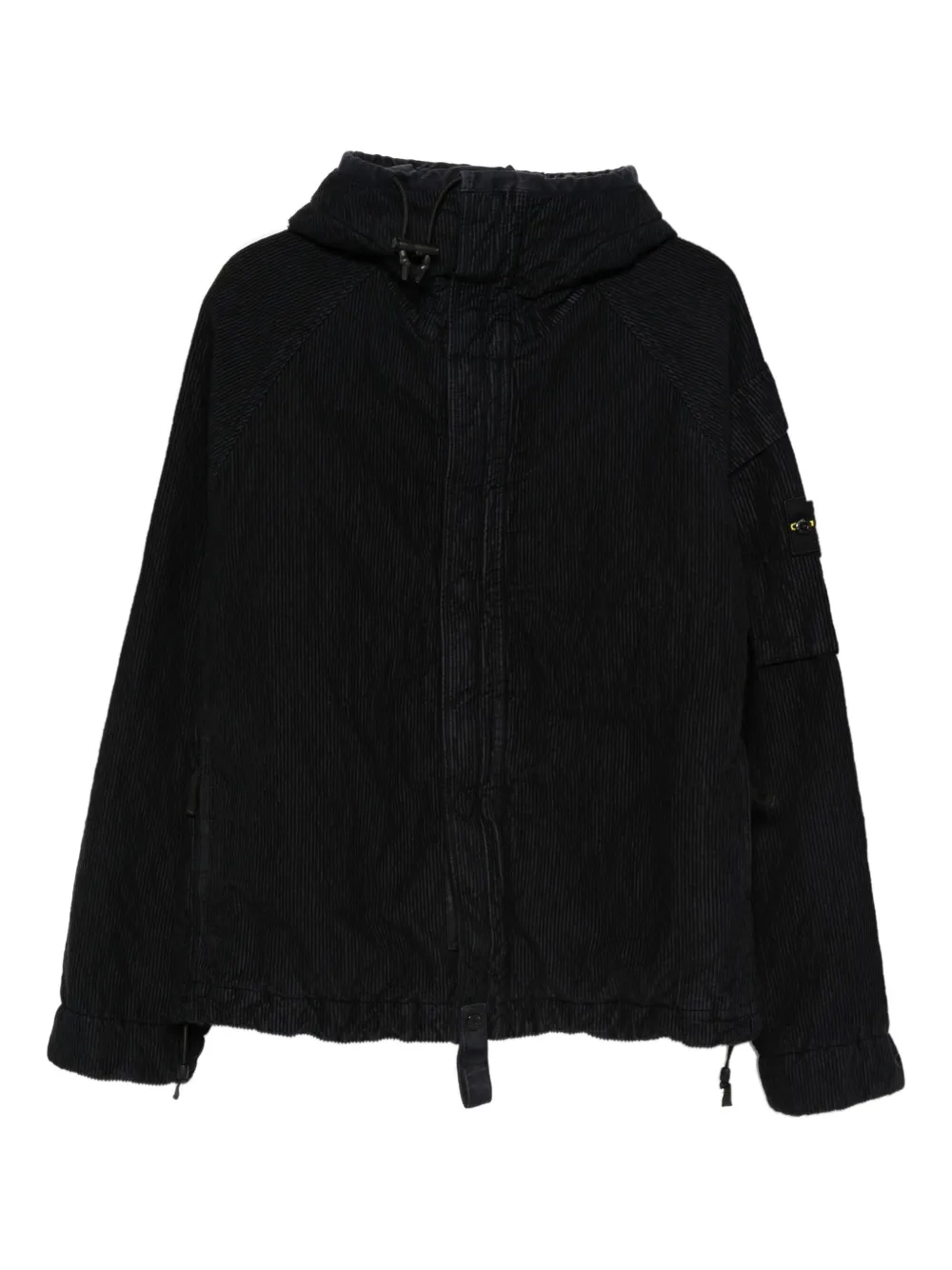 Stone Island hooded jacket | Black | Image 1