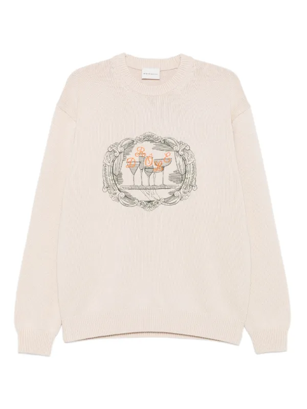 DECEMBERMAY グラフィックニットセーターXL Drôle De Monsieur グラフィック セーター | ニュートラル | FARFETCH JP