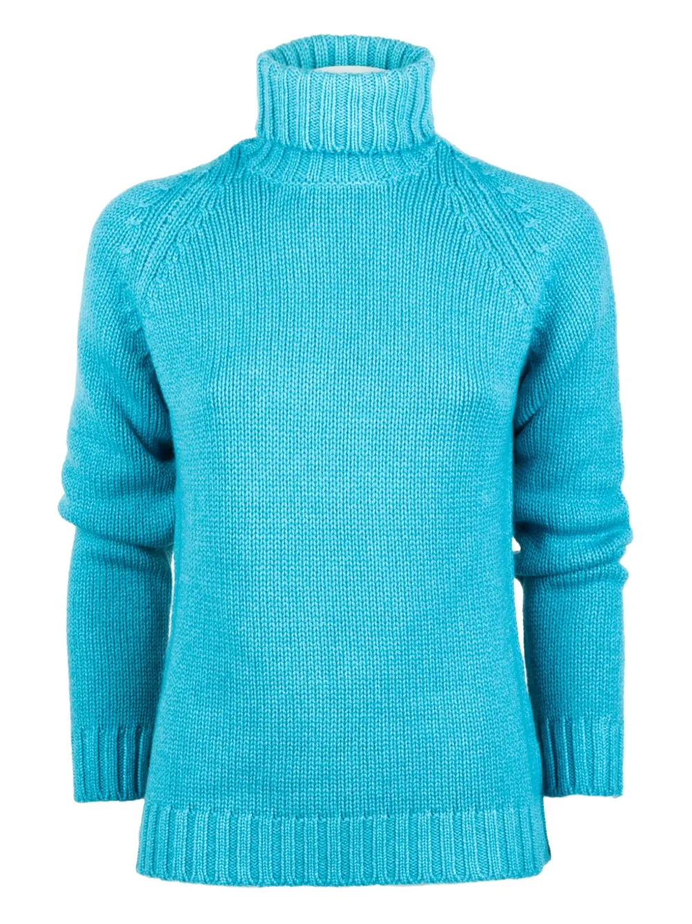 Base Milano Roll-neck Sweater In Blue