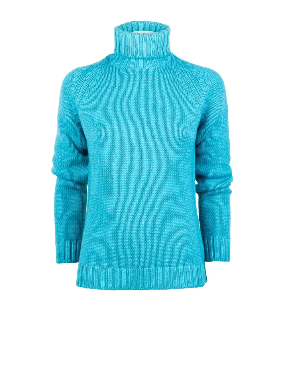 Base Milano Roll-neck Sweater In Blue