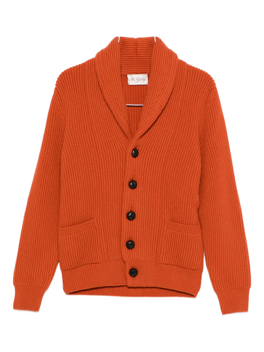 McGeorge button-up shawl-lapel cardigan | naranja | Image 1