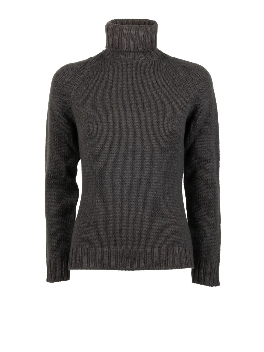 Base Milano Roll-neck Sweater In Brown