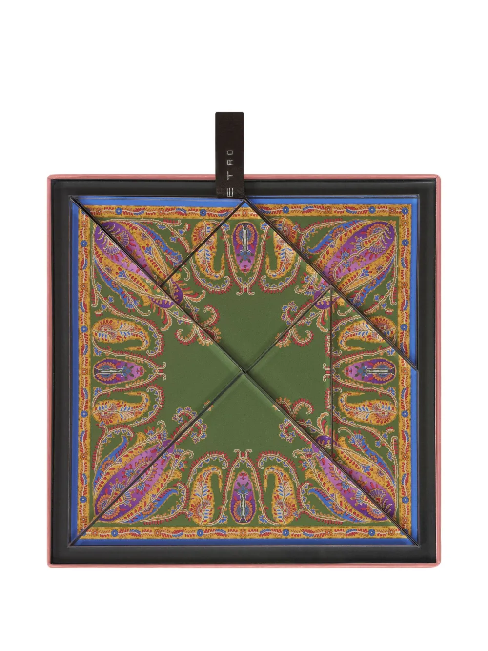 Etro Home Paisley Tangram (20cm X 20cm) In Multi