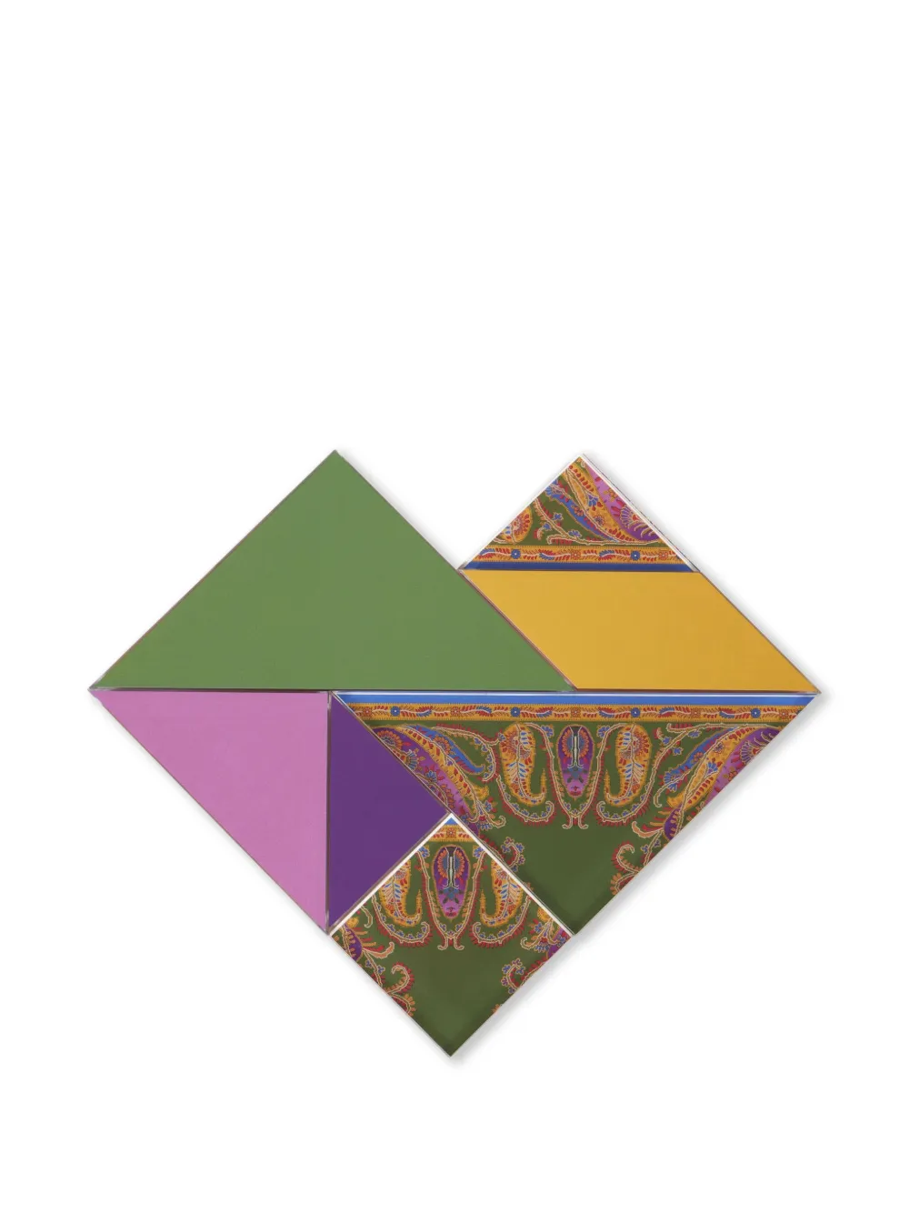 ETRO HOME Tangram à motif cachemire (20 cm x 20 cm) | Coffrets décoratifs | Image 2