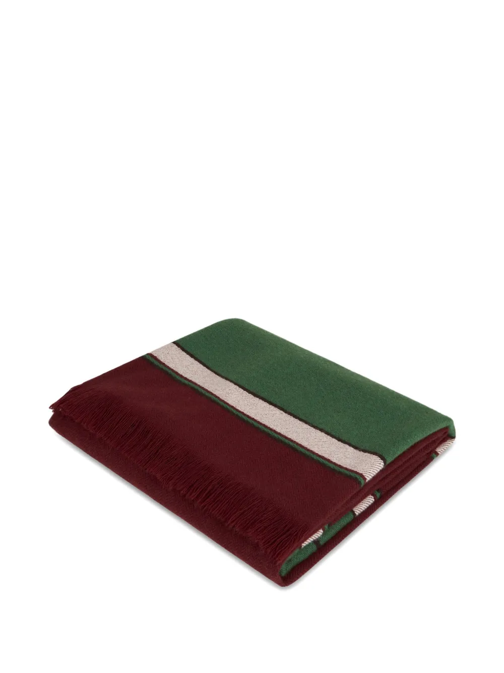 Etro Home Logo-detail Throw Blanket (180cm X 140cm) In Burgundy