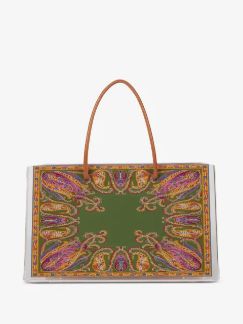 ETRO HOME ペイズリーマガジンラック 41cm x 24cm x 19.5cm