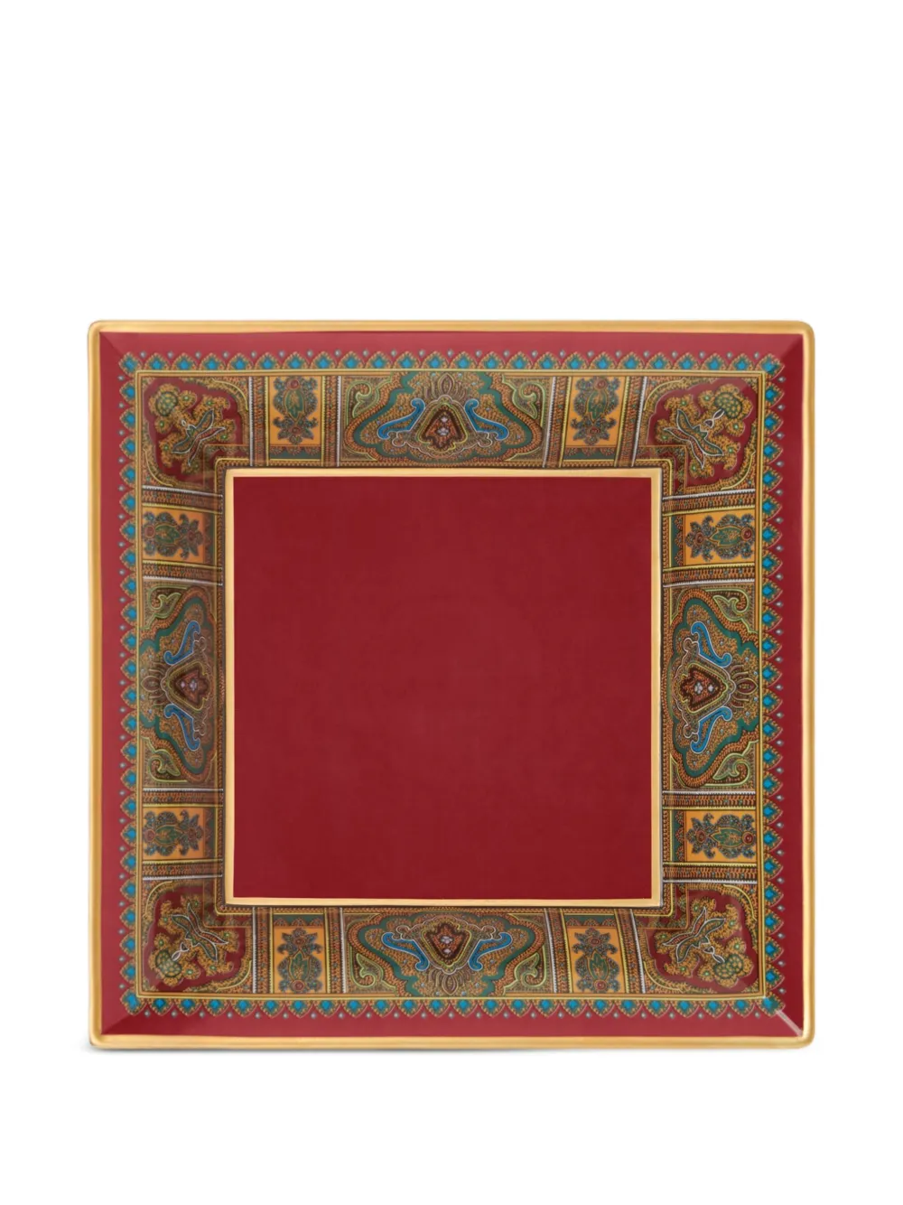 ETRO HOME Vassoio con stampa paisley - Rosso