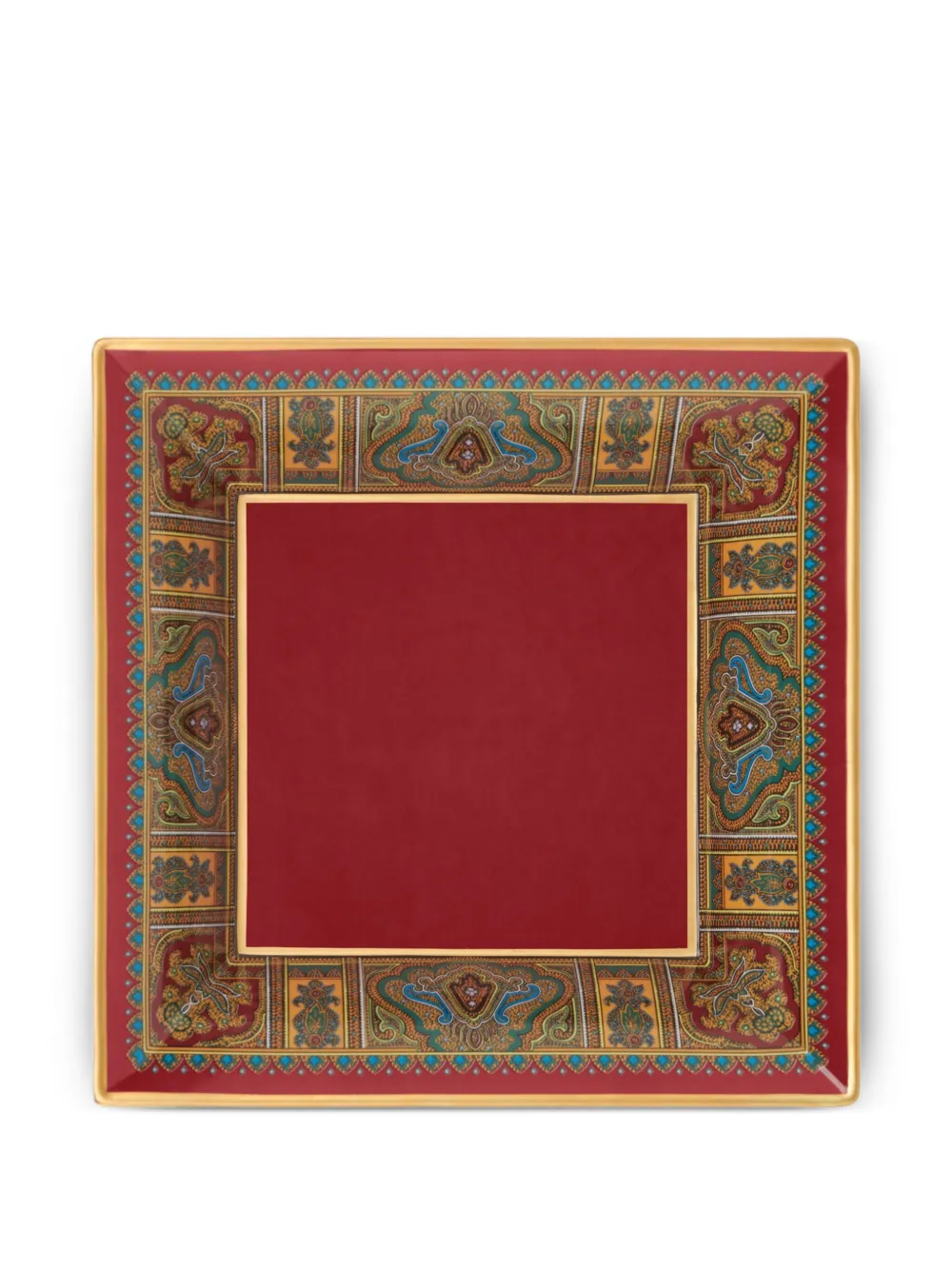 ETRO HOME paisley porcelain tray | Red | Image 1