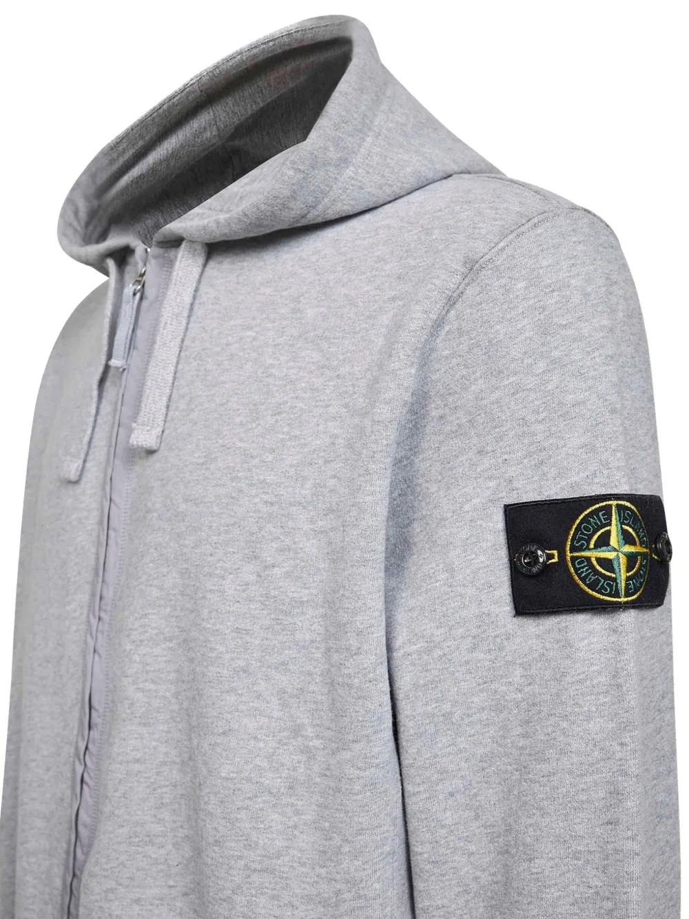 Stone Island Hoodie met rits Grijs