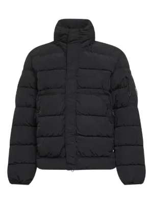 Stone Island フーデッド パデッドジャケット | ブラック | FARFETCH JP