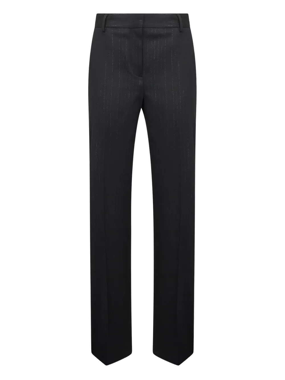 PT Torino pinstripe trousers | Black | Image 1