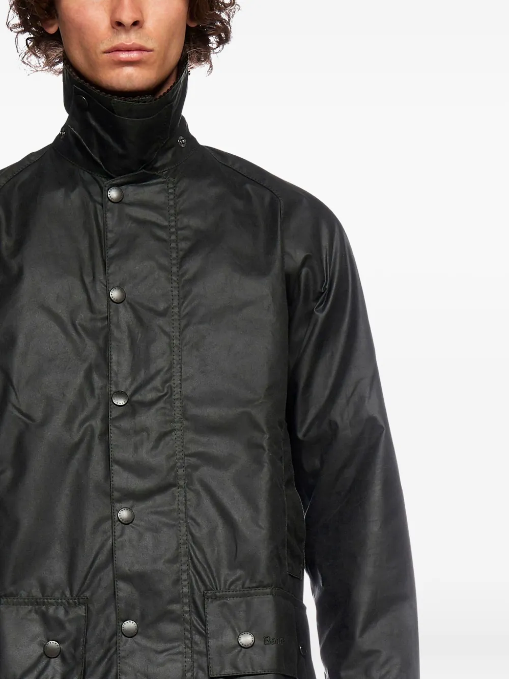 Barbour Beaufort® Buttoned Pocket Coat In Black
