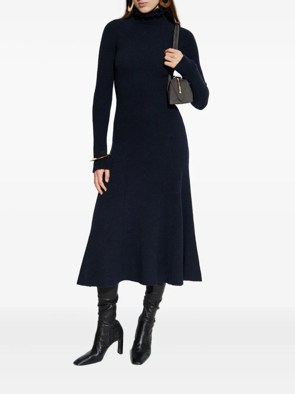 Alaïa ruffled high-neck dress | Day Dresses | Image 2