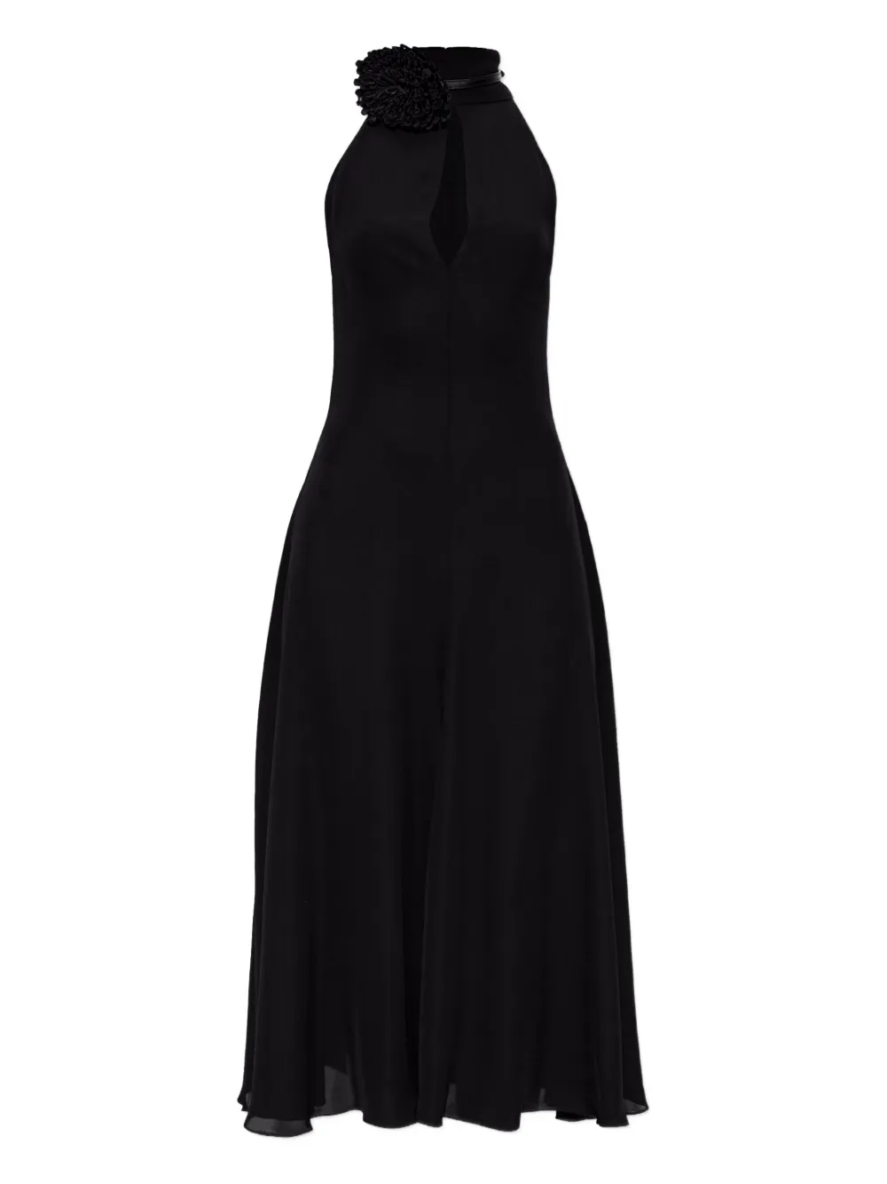 Alaïa vestido con cuello halter | negro | Image 1