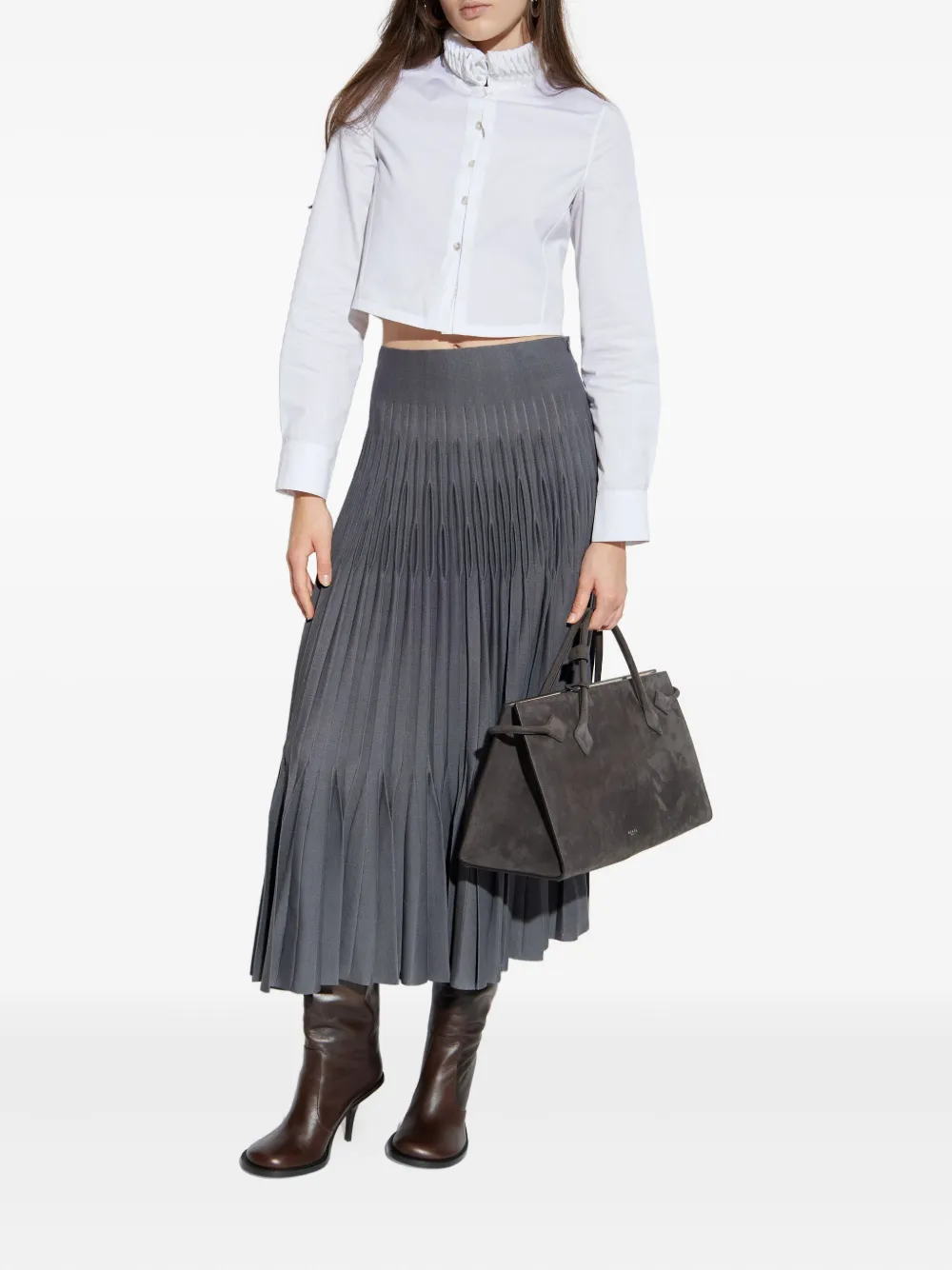 Alaïa falda con pliegues | Faldas plisadas | Image 2