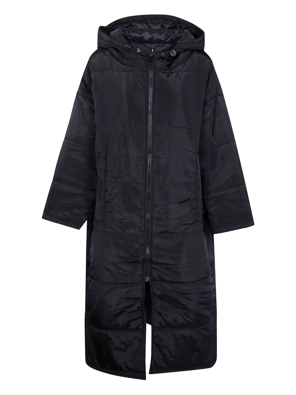 SITTINGSUITS abrigo con capucha | negro | Image 1