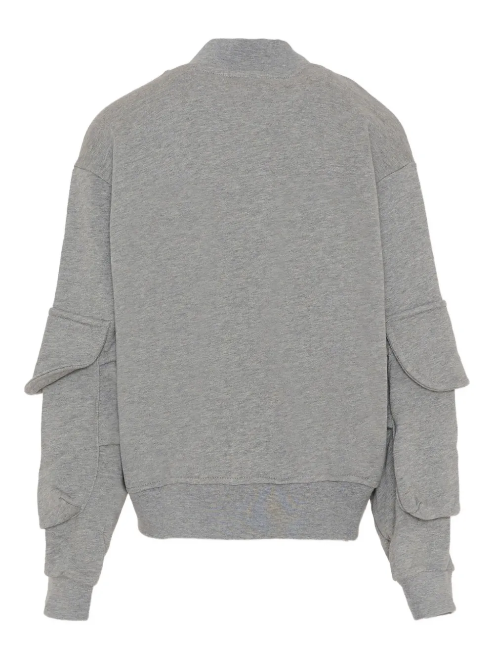 Msgm Pocket Bomber Jacket In Gray