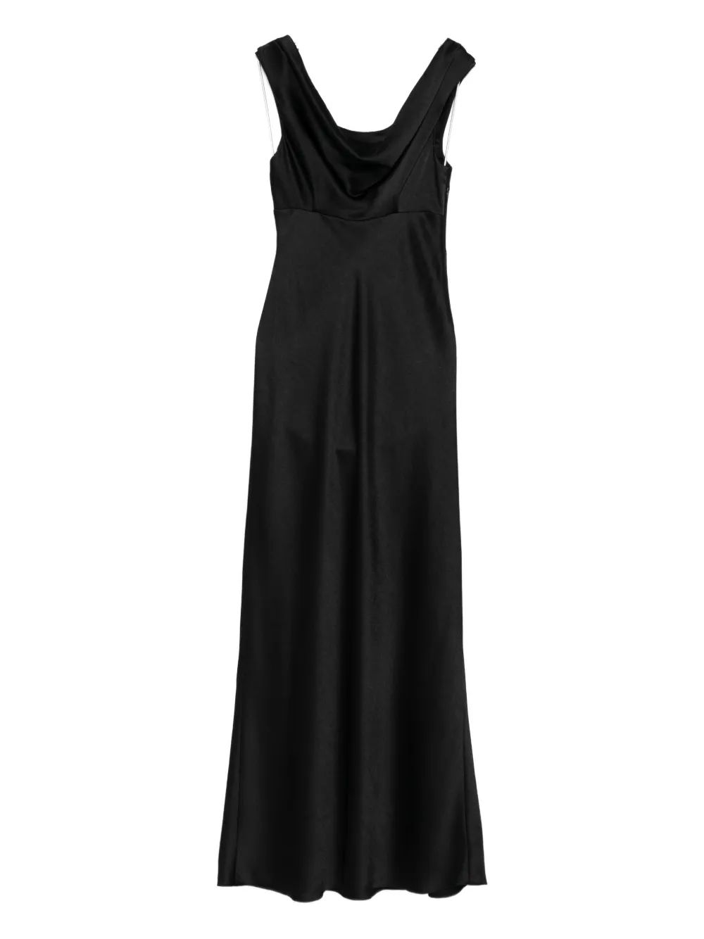 Vince Cowl-neck Maxi Dress In Black