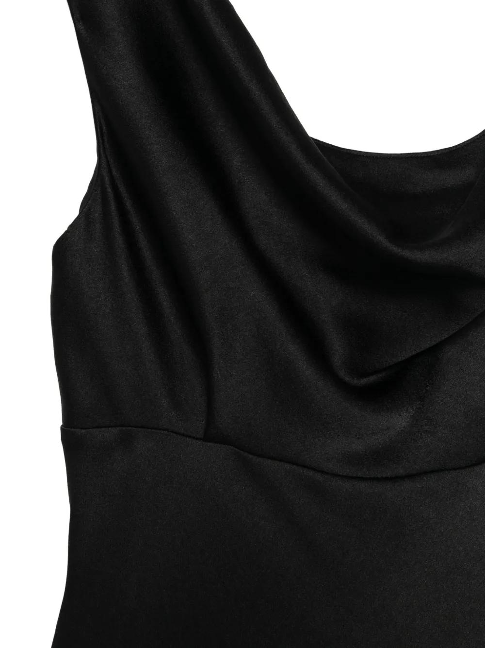 Vince Maxi-jurk met hoge hals Zwart