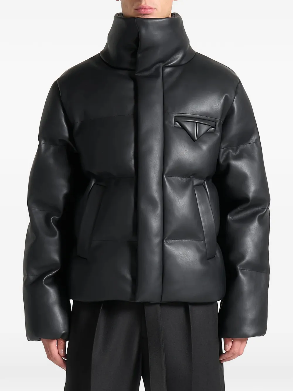 Manière De Voir high-neck jacket - Nero