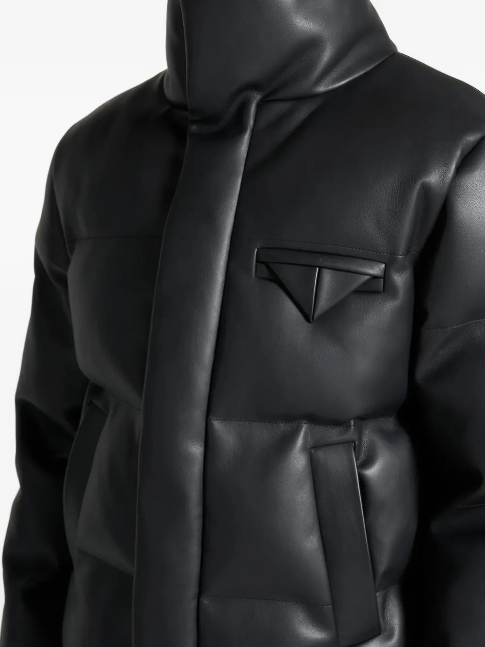 Manière De Voir high-neck jacket Zwart