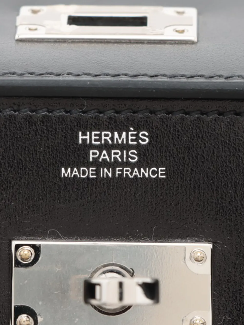 Pre-owned Hermes 2023 Tadelakt Kelly To Go Wallet Crossbody Bag In Black