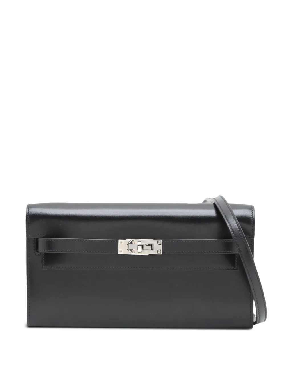 Hermès Pre-Owned 2023 タデラクト ケリー トゥ ゴー ウォレット ショルダーバッグ - ブラック Hermès Pre-Owned 2023 タデラクト ケリー トゥ ゴー ウォレット ショルダーバッグ - ブラック