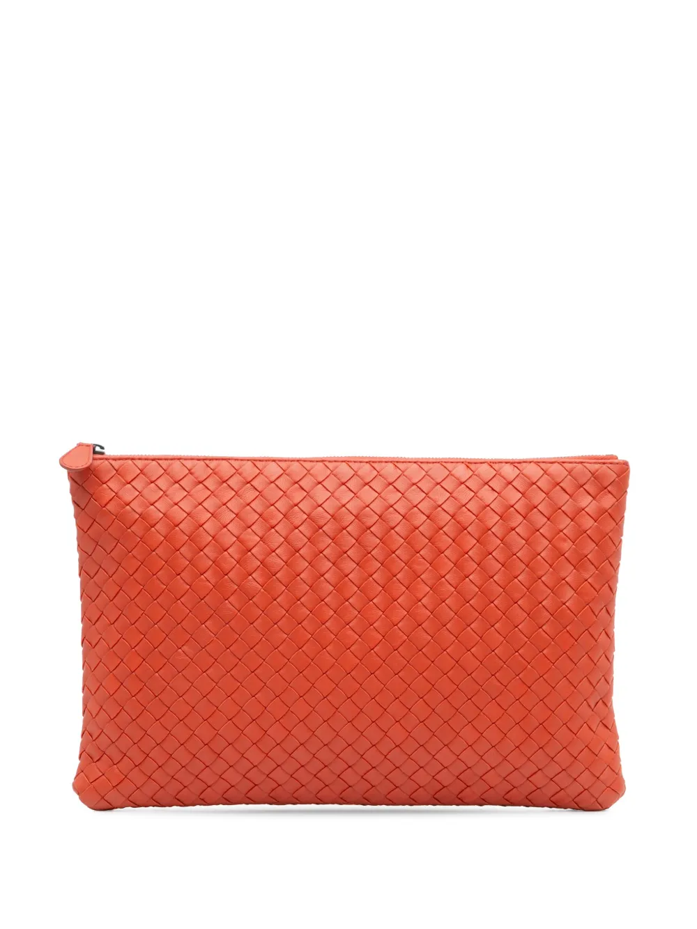 Bottega Veneta Pre-Owned 2012-2025 Nappa Intrecciato clutch bag | Red | Image 1