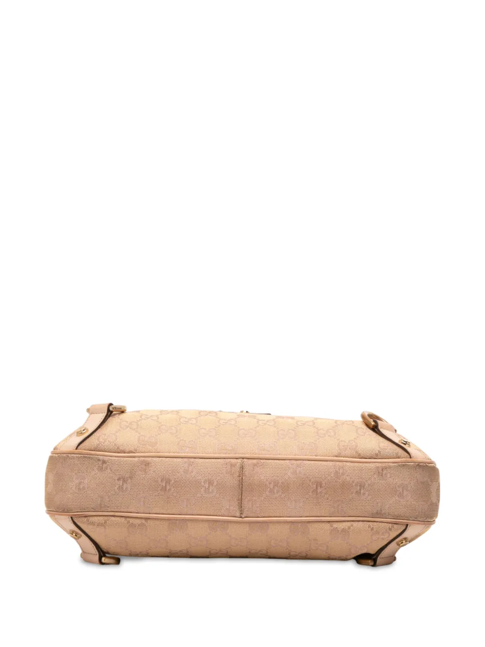 Pre-owned Gucci 2016-2025 Gg Canvas Abbey D Ring Shoulder Bag In Brown