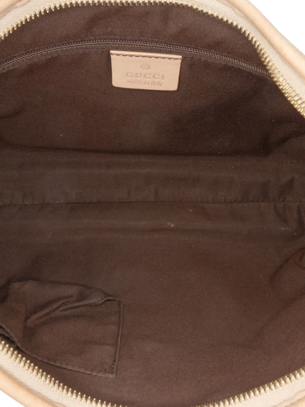 Pre-owned Gucci 2016-2025 Gg Canvas Abbey D Ring Shoulder Bag In Brown