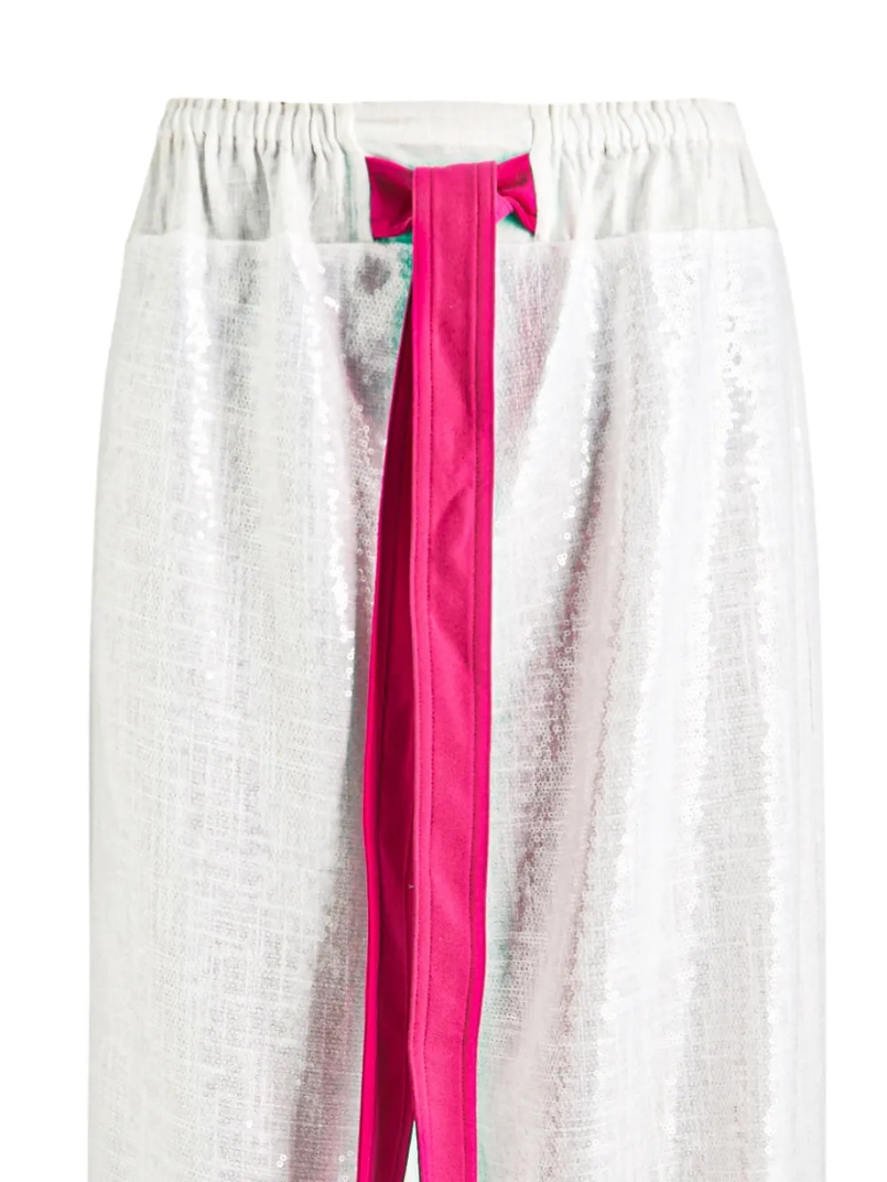 16Arlington Broek verfraaid met pailletten - Wit
