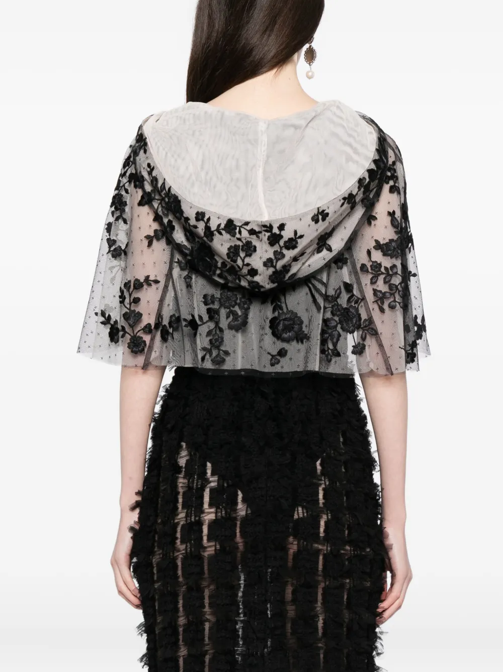 Needle & Thread Rosa jack met capuchon Blauw