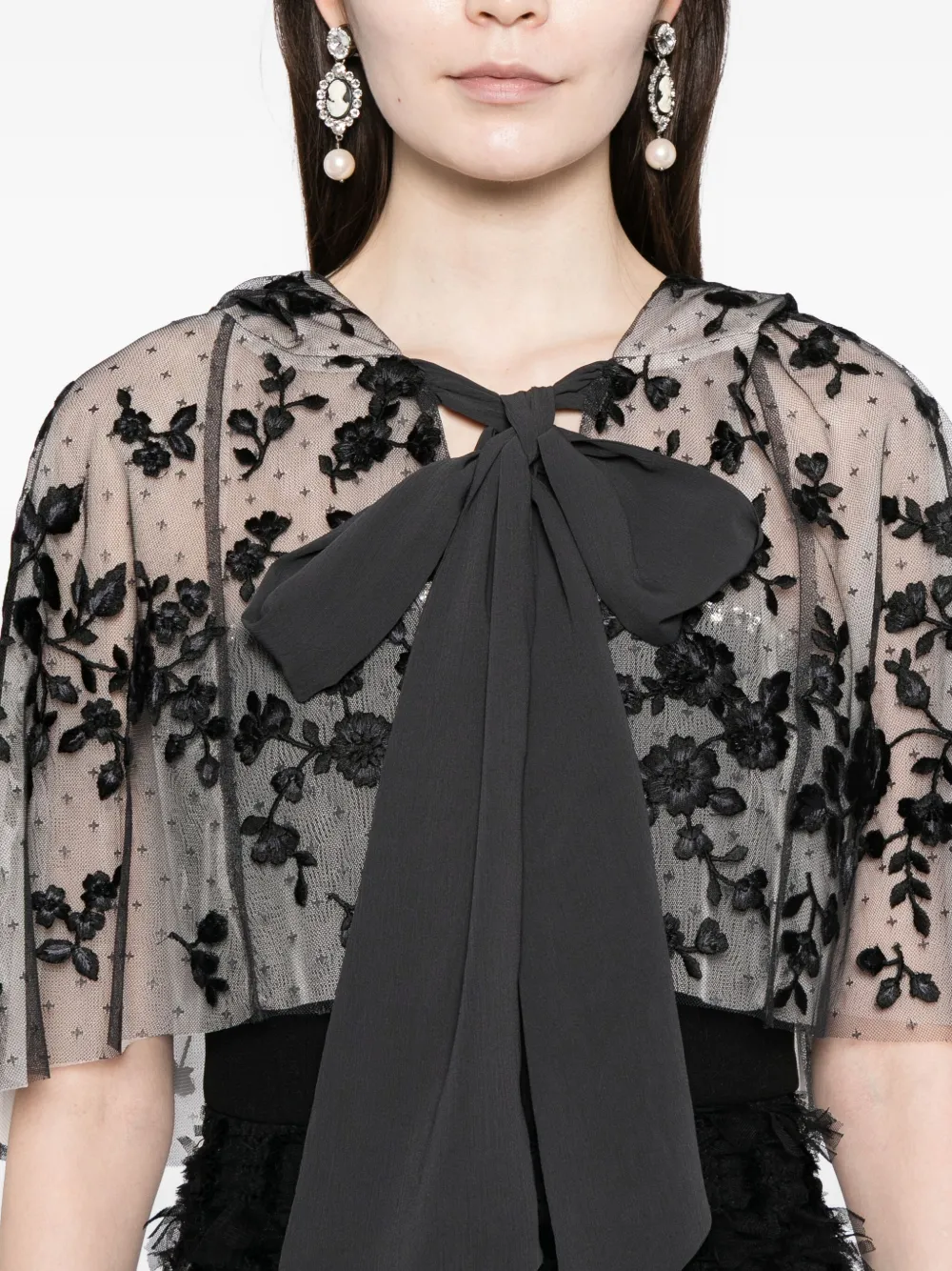 Needle & Thread Rosa jack met capuchon Blauw