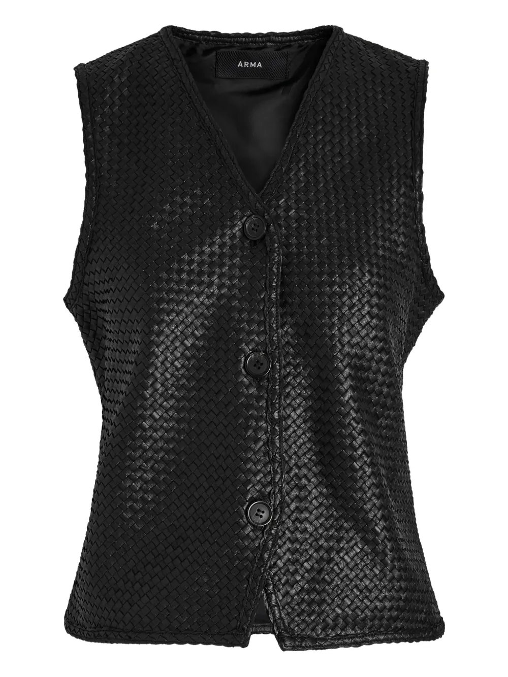 Arma buttoned top - Nero