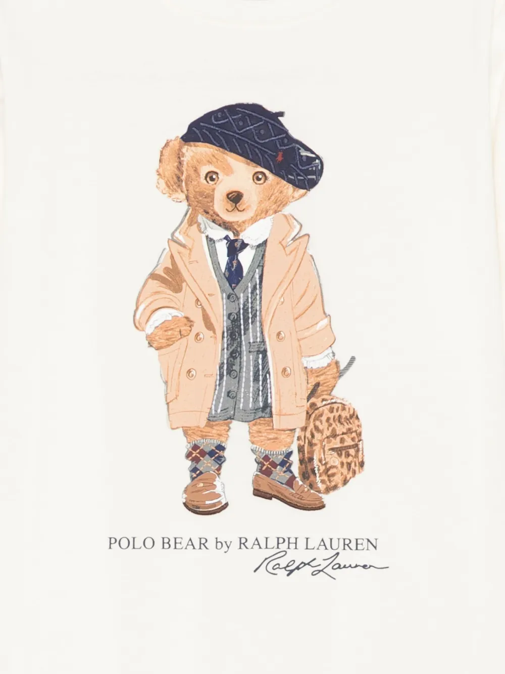 POLO RALPH LAUREN KIDS T-shirt met logoprint Wit