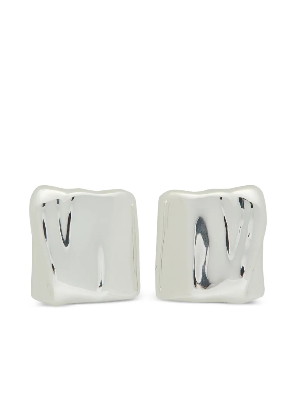 Jenny Bird Sundra sculpted earrings - Argento