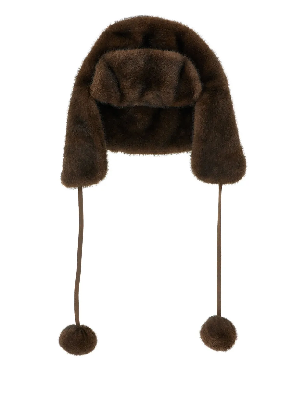 Lou Andrea Aviator Hat Hats Brown In Brown