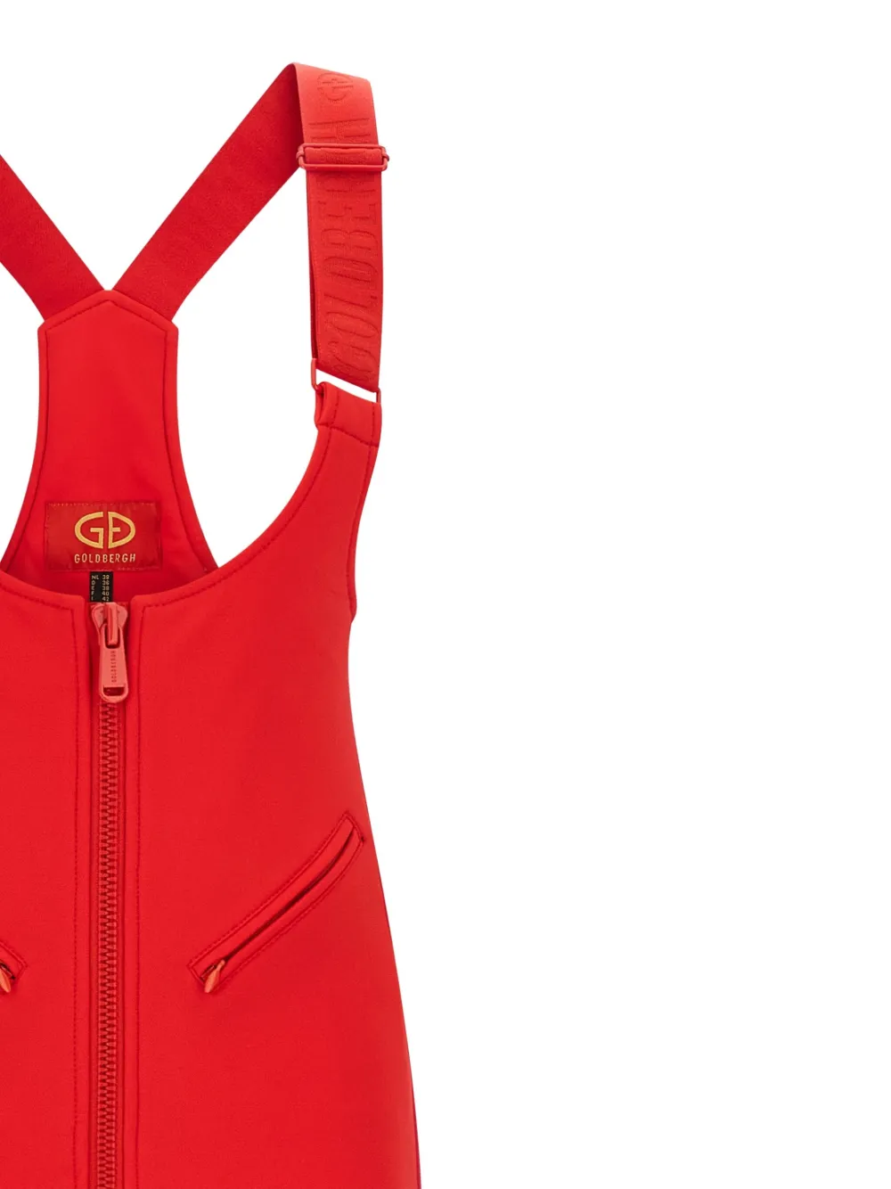 Goldbergh Phoebe Zip-up Ski Overalls In Pink