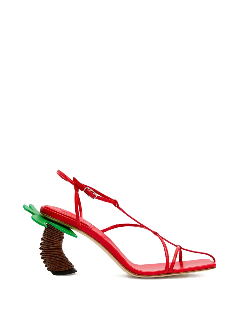 A.W.A.K.E. Mode Bianca heeled sandals Rood