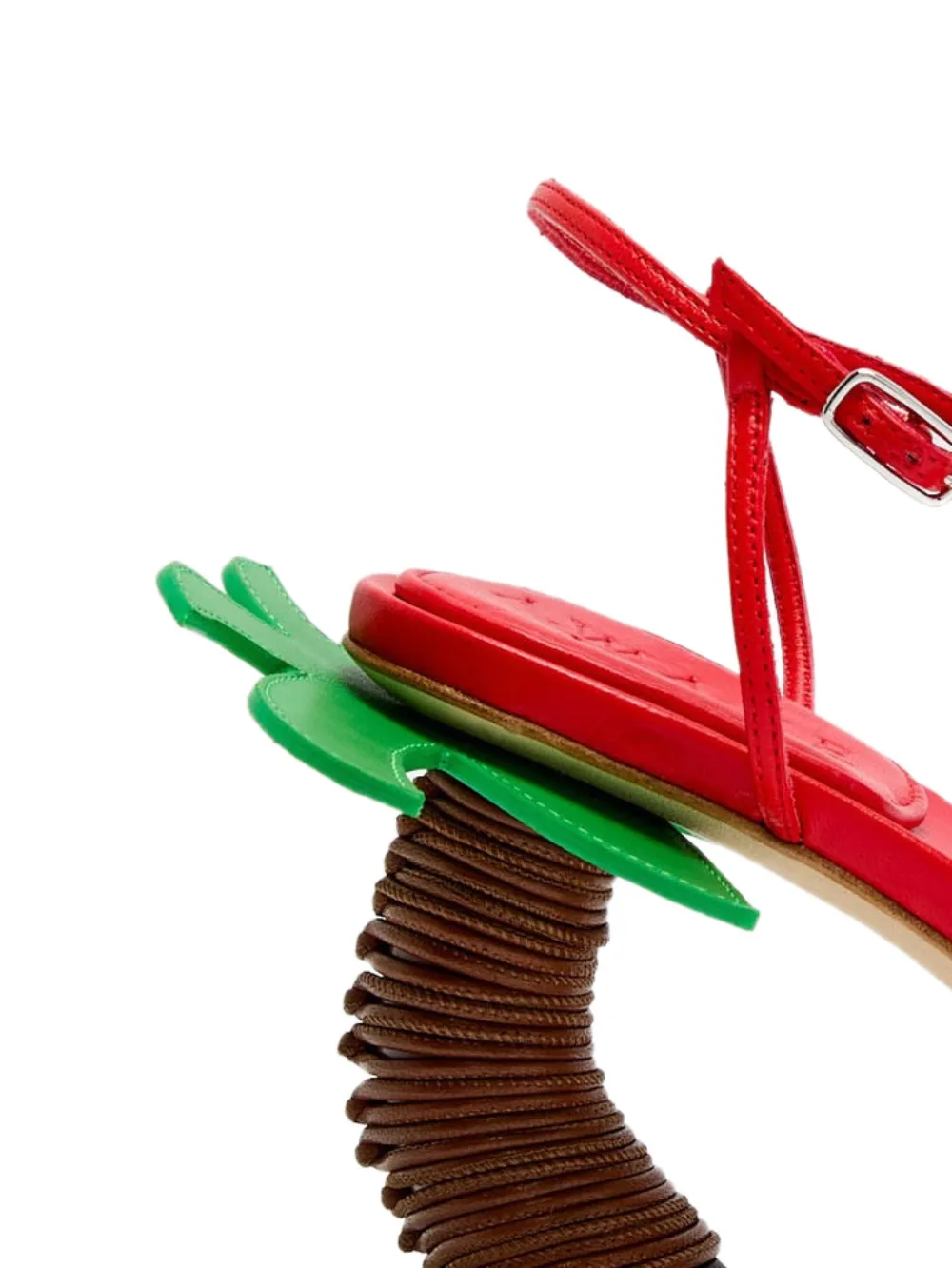 A.W.A.K.E. Mode Bianca sandalen met hak Rood