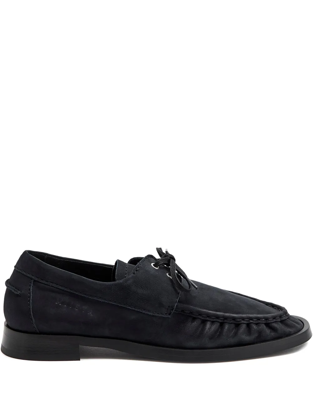 Miista Suede tie loafer Blauw