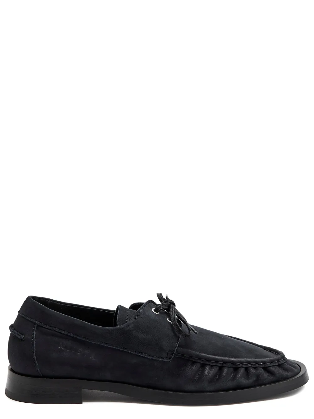 Miista Suede tie loafer Blauw