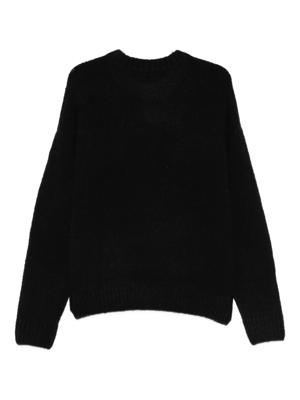 AMISH Bouclé trui - Zwart